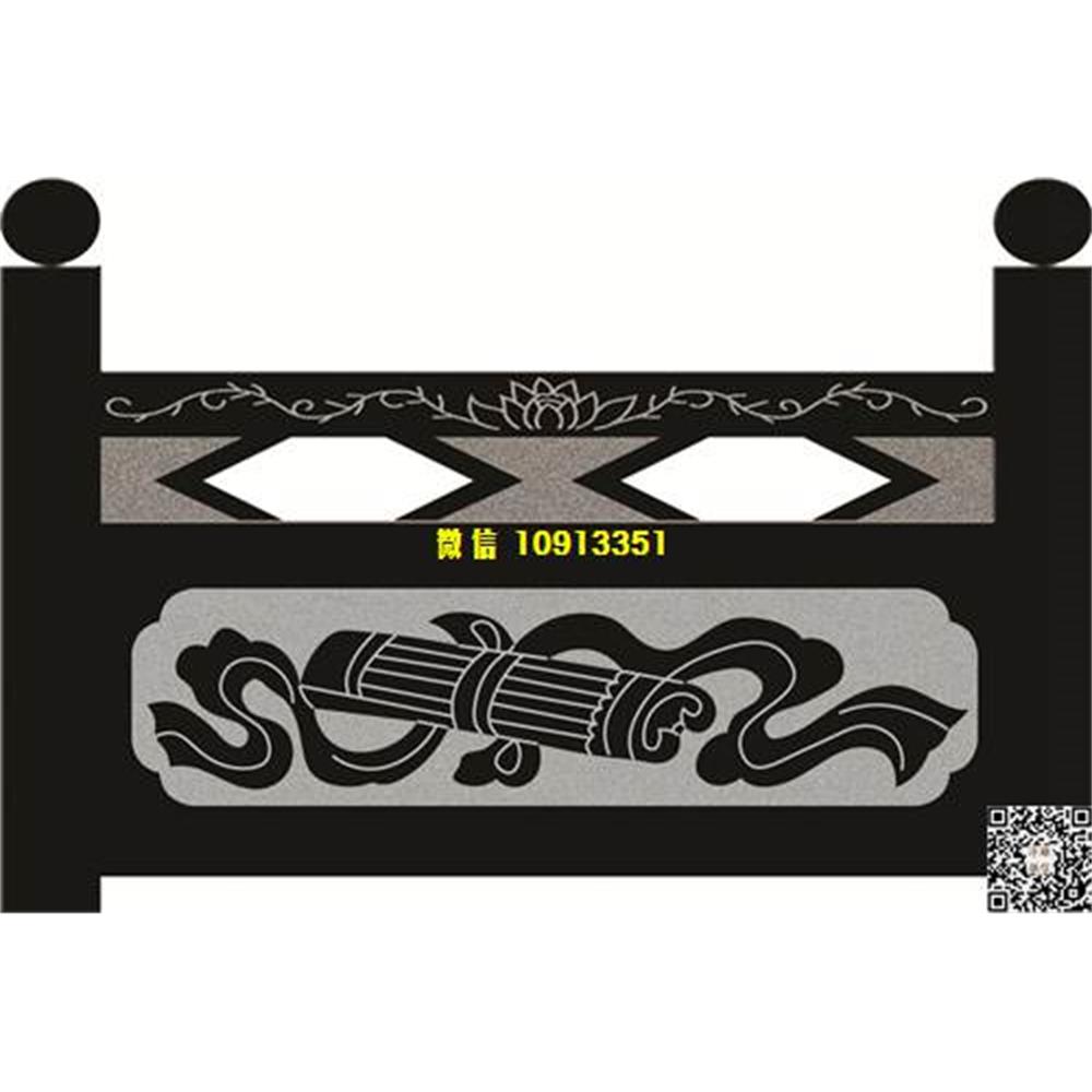 精雕图106八宝栏板精雕图线雕图线条图单线铣底图_电脑雕刻plt文泰矢量图精雕图浮雕图